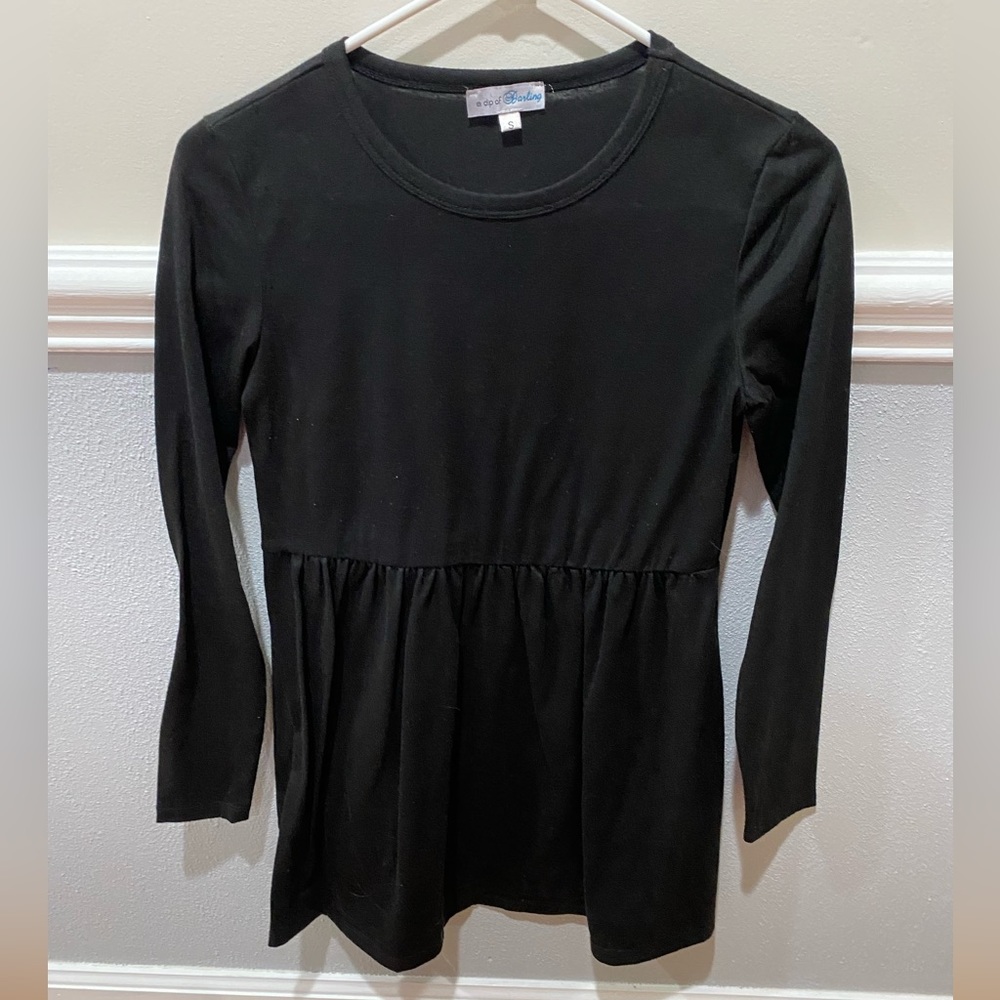 Black Long Sleeve Top